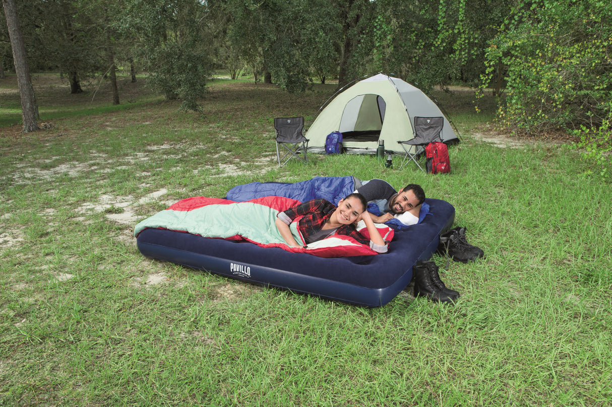 Matelas gonflable camping - BESTWAY - 67004 - 2 places - 2,03 m x 1,83 m x 22 cm