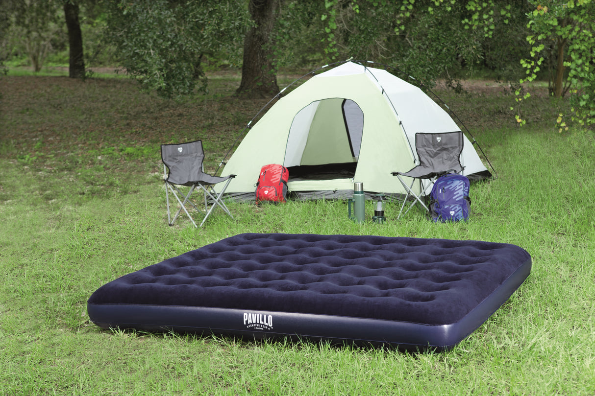 Matelas gonflable camping - BESTWAY - 67004 - 2 places - 2,03 m x 1,83 m x 22 cm