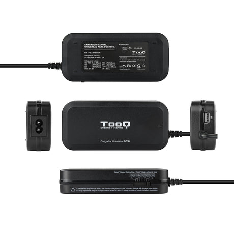 Chargeur universel manuel TooQ 90W - 12 embouts