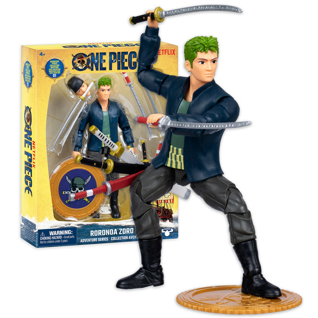 Figurine articulée - ONE PIECE - Zoro - 15 cm - Des 4 ans
