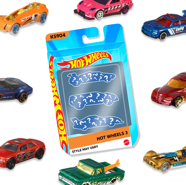 Hot Wheels - Coffret de 3 Véhicules - Petites Voitures - 3 ans et + - Hot Wheels - K5904