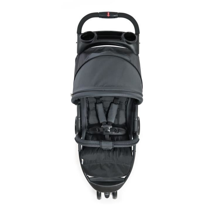 HAUCK - Poussette compacte - CITI NEO II - 3 roues - Caviar / Stone