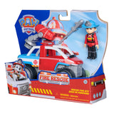Paw Patrol -Figurine Ryder + véhicule - des 3 ans - Fire Rescue - La Pat'Patrouille