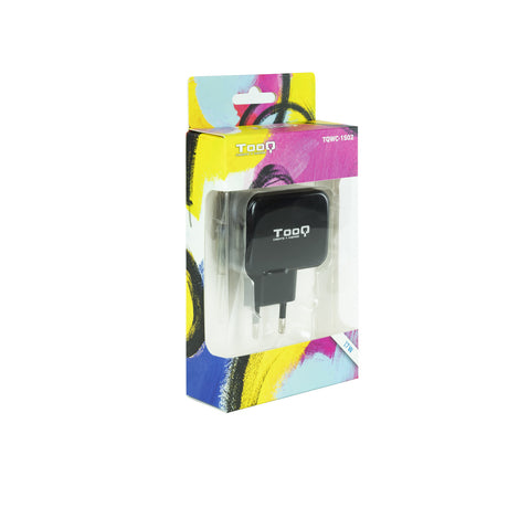 Chargeur secteur TooQ 2 port USB-A 17W (Noir)