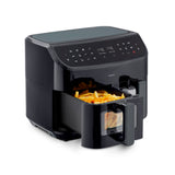 Friteuse a Air Chaud - MEDION - P20 XXL Twin - 2600 W - 2 paniers - 9 programmes - Noir