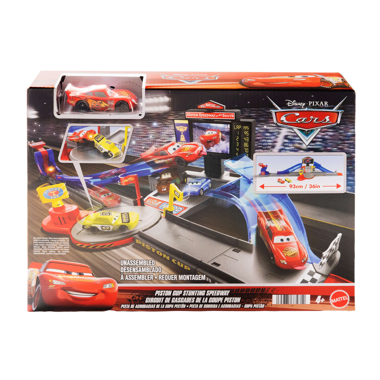 Cars - Piste crash et cascades - Mattel - JHL42