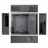 Boitier Mini Tour Micro ATX TooQ TQC-3005U3 + Alimentation 500W (Noir)