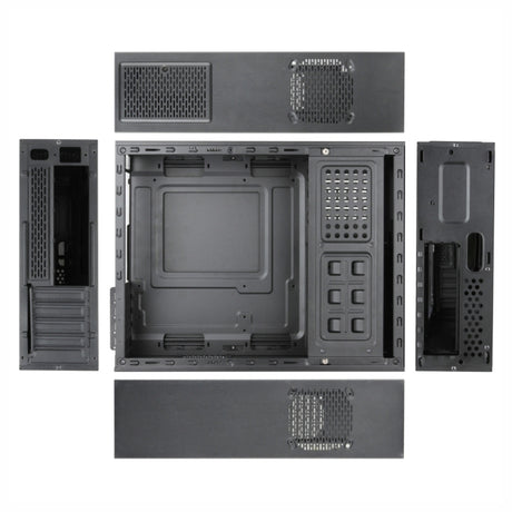 Boitier Mini Tour Micro ATX TooQ TQC-3005U3 + Alimentation 500W (Noir)