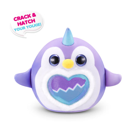oeuf surprise peluche - RAINBOCORNS - Eggzania Frozen Mania - Theme givré - Peluche a découvrir - Accessoires inclus