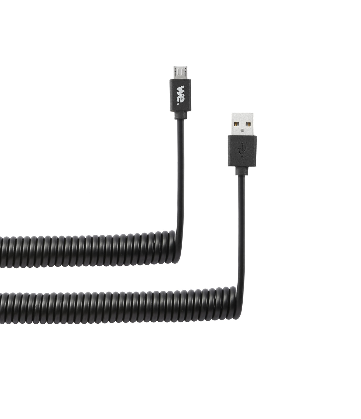 C ble USB / micro USB torsadé 2m - noir