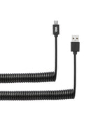 C ble USB / micro USB torsadé 2m - noir
