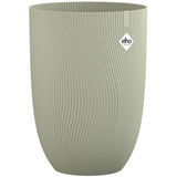 Pot de fleur haut - ELHO - Sereh Haut 30 - 22 L - L 30 x B 29.5 x H 41 cm - Vert- Balcon/intérieur/extérieur