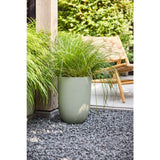 Pot de fleur haut - ELHO - Sereh Haut 30 - 22 L - L 30 x B 29.5 x H 41 cm - Vert- Balcon/intérieur/extérieur