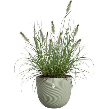 Pot de fleur rond - ELHO - Sereh Rond 60 - 110 L - Ř 59 x H 51 cm - Vert - Intérieur/extérieur