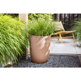 Pot de fleur haut - ELHO - Sereh Haut 40 - 50 L - Ř 39 x H 53 cm - Marron - Balcon/intérieur/extérieur