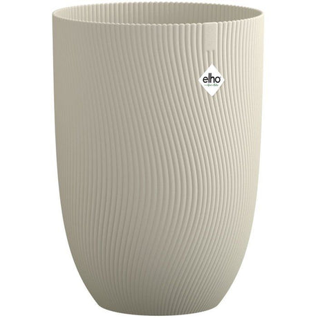 Pot de fleur haut - ELHO - Sereh Haut 40 - 50 L - Ř 39 x H 53 cm - Beige - Balcon/intérieur/extérieur