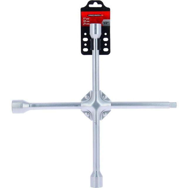 Clé en croix renforcé - PRECISION STEEL - Douilles 17, 19, 21 mm