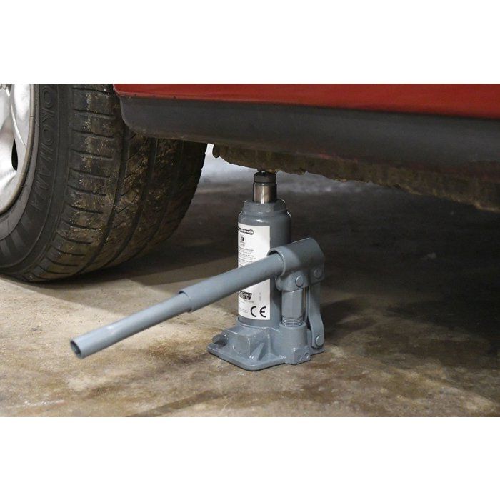 Cric hydraulique bouteille 2T - PRECISION STEEL