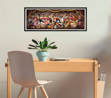 CLEMENTONI - Compact 1000 pieces Panorama - Disney Orchestra