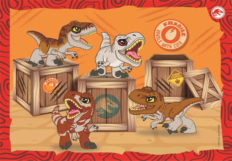 CLEMENTONI SUPERCOLOR 4 IN 1-JURASSIC WORLD PROGRESSIFS (12, 16, 20, 2