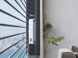 ECOVACS WINBOT Mini - Robot de Nettoyage de vitres - Design Compact - Double Buses avec pulvérisation ultrasonique