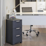 Curver Armoire à tiroirs Style 3x14L Anthracite