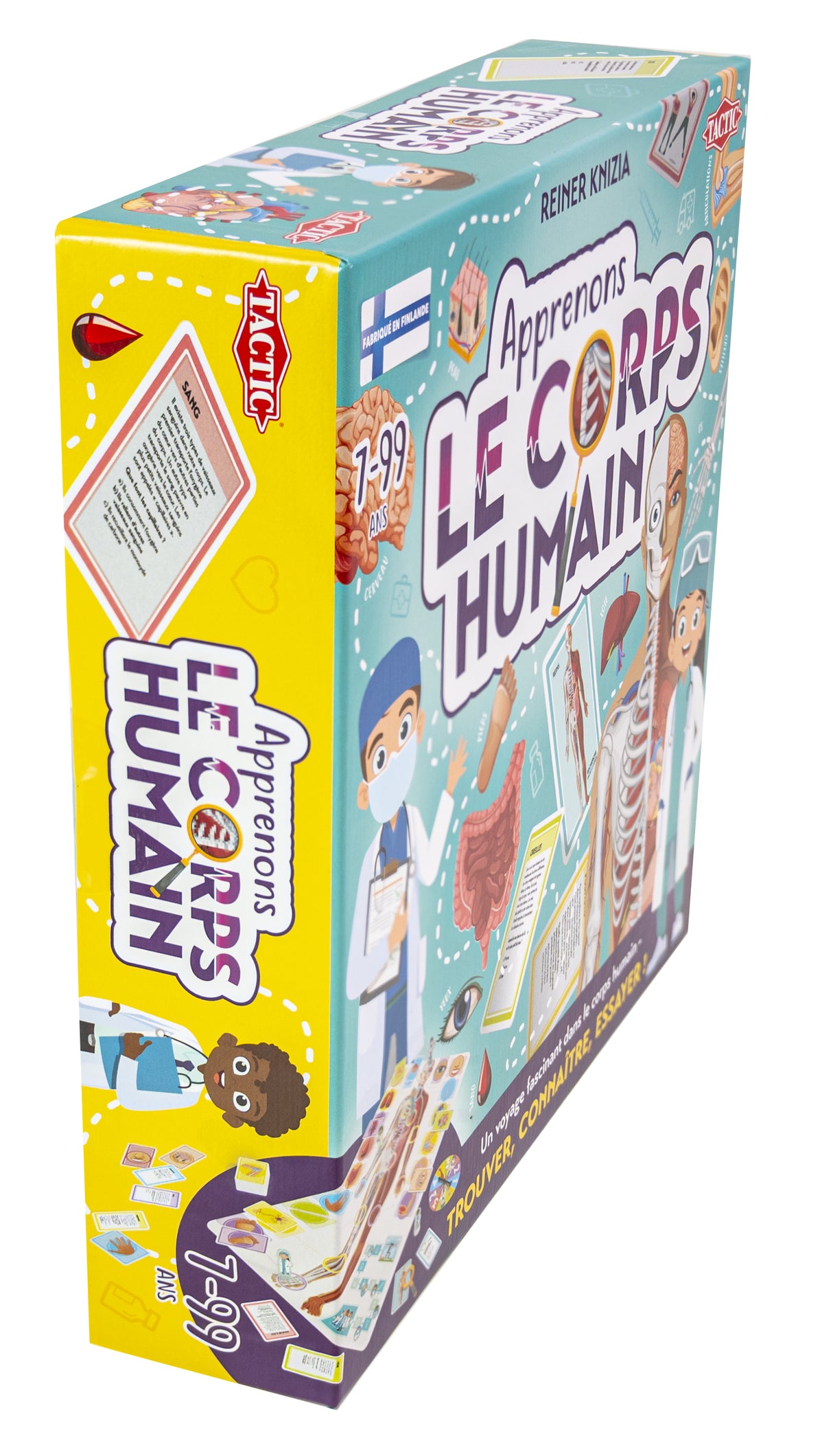 Apprenons le corps humain - Jeu éducatif - TACTIC - 2 joueurs et plus - Des 7 ans