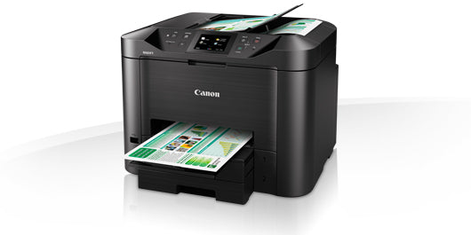 Canon Maxify MB5450 Imprimante Multifonction Jet d'encre, 24 ipm en Blanc et Noir, 15,5 ipm en Couleur, 600 x 1200 dpi