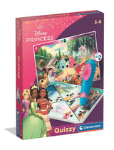 Clementoni - Quizzy - Disney Princesses - Jeu avec stylo intéractif - Sonore et lumineux - Des 3ans