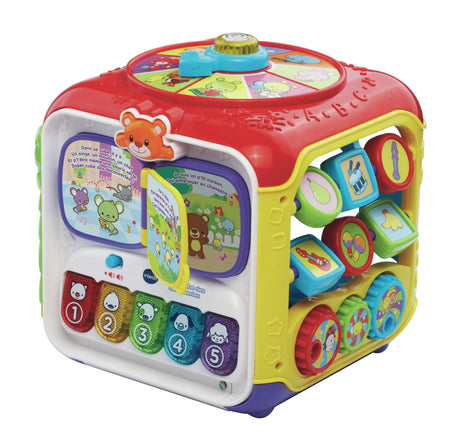Cube des découvertes interactif VTECH BABY - Multicolore - 10 mélodies et 4 chansons - Mixte - 9 mois et plus