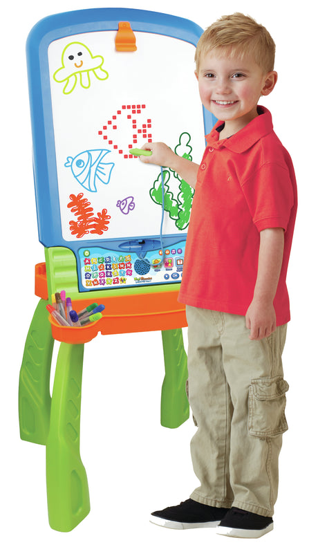 Chevalet Interactif 3 en 1 - VTECH - Magi - Multicolore - Pour Enfant de 3 Ans et Plus
