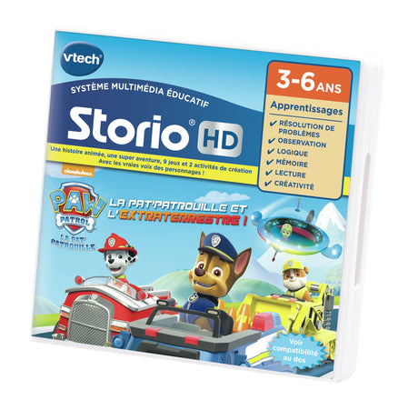 VTECH - Jeu Éducatif Storio - Pat' Patrouille