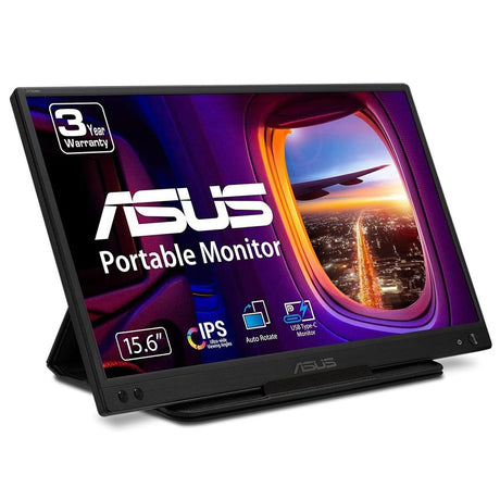 Ecran PC Portable - ASUS ZenScreen - 15.6" - FHD - 60Hz - IPS - 5ms - USB Type-C - MB166C