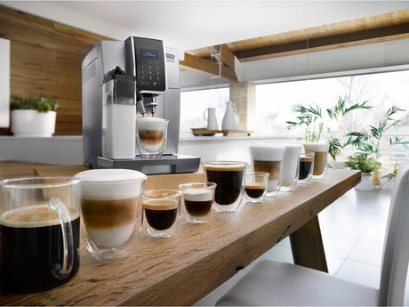 Machine expresso broyeur - De'Longhi - Dinamica - ECAM350.75.S - 6 recettes - Argent