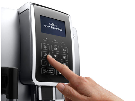 Machine expresso broyeur - De'Longhi - Dinamica - ECAM350.75.S - 6 recettes - Argent