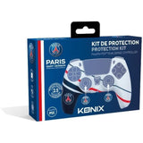 Coque de protection pour manette DualSense PS5 - KONIX Naruto Shippuden - Silicone - Appuie-pouces - Bleu, blanc et rouge