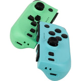 Manettes Joypads - Nintendo Switch et Switch OLED - KONIX - Autonomie 8 h - Fonction vibration - Vert et bleu
