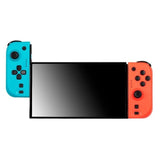 Manettes Joypads - Nintendo Switch et Switch OLED - KONIX - Autonomie 8 h - Fonction vibration - Bleu et rouge