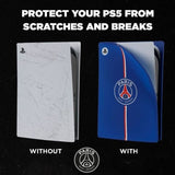 Façade de protection - KONIX - PSG - PS5 - Silicone - Antichoc - Anti-rayures - Bleu