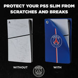Façade de protection - KONIX - PSG - PS5 Slim - Silicone - Antichoc - Anti-rayures - Bleu