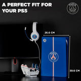 Façade de protection - KONIX - PSG - PS5 Slim - Silicone - Antichoc - Anti-rayures - Bleu