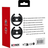 Paire de volants - KONIX - Pour manettes Joy-Con Nintendo Switch 2 - Noir