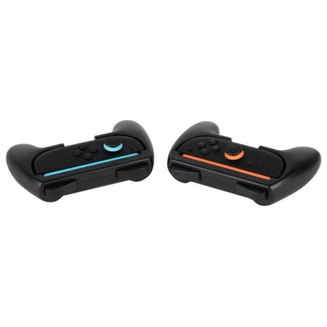Paire de supports Joy-Con - KONIX - Nintendo Switch 2 - Forme de manette classique - Noir