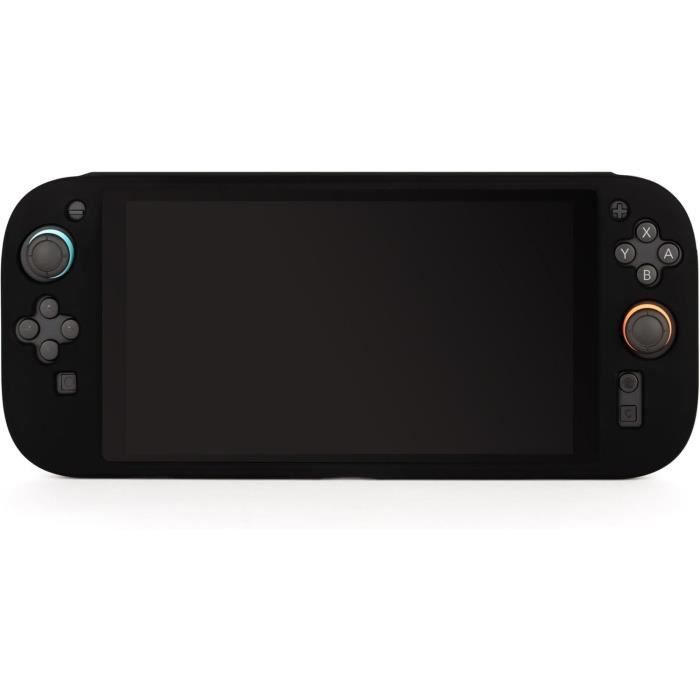 Coque de protection console - KONIX - Nintendo Switch 2 - Silicone - Antidérapant - Antichoc - Anti-rayures - Anti-poussiere - Noir