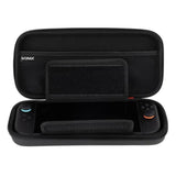 Housse de protection et transport - KONIX - Console Nintendo Switch 2 - Filet rangement accessoires - 8 compartiments jeux - Noir