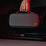 Housse de protection et transport - KONIX - Console Nintendo Switch 2 - Filet rangement accessoires - 8 compartiments jeux - Noir