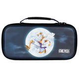 Housse de protection et transport - KONIX - One Piece Nintendo Switch 2 - Rangement accessoires - Motif Luffy Gear 5 - Bleu