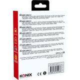 Câble HDMI 2.1 - KONIX - Nintendo Switch 2  - Compatibilité 4K et 8K - Nylon tressé - Longueur 1,8 m - Noir