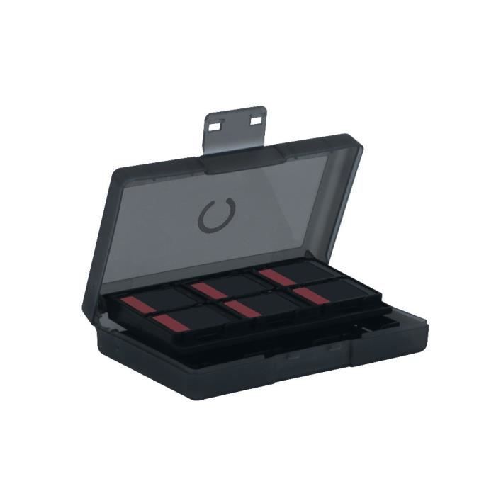 Boîtier de protection et transport - KONIX - Pour cartouches de jeux Nintendo Switch 2 - Antichoc - 24 rangements - Noir