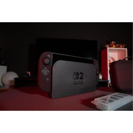 Pack d'accessoires gaming - KONIX - Nintendo Switch 2 - Housse - 4 appuie-pouces - Verre trempé - Boîtier 9 jeux - Écouteurs